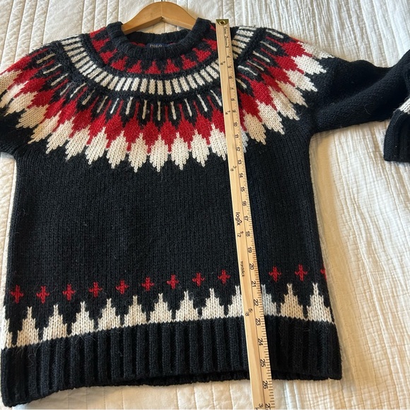 Polo Ralph Lauren Wool Alpaca Blend Geometric Sweater. Size Small. - Picture 11 of 12
